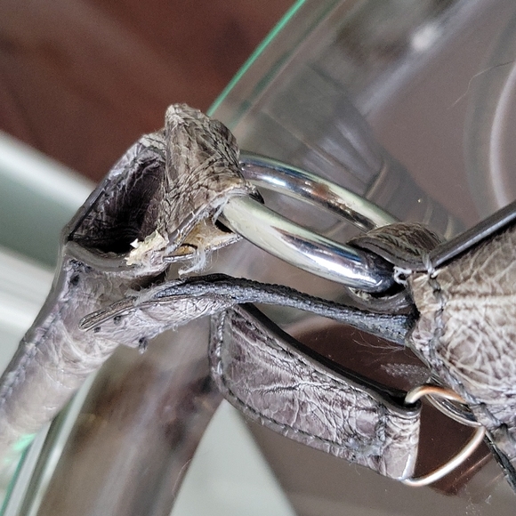 Guess Gray Purse with Silver Hardware and Rhinestone Detail - Picture 10 of 10